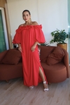 VESTIDO EM VISCOLINHO CORTE RETO