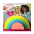 Bloco de notas autoadesivas tris barbie rainbow c/140 folhas
