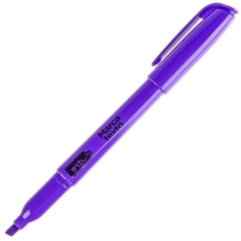 Marca texto onda lilas