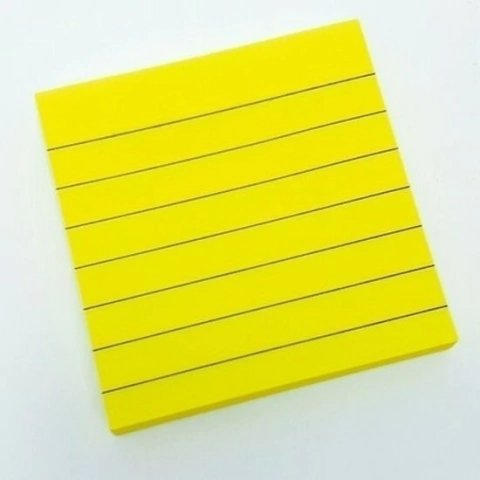 Bloco de anotação interponte pautado neon c/ 100 folhas