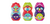 Apontador c/ borracha maped loopy totem
