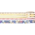 Washi tape molin love 4 flores no fundo azul - comprar online