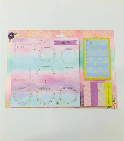 Bloco planner weekly plan