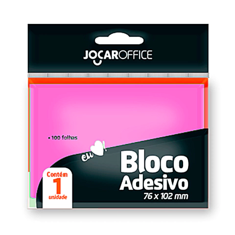 Bloco de anotações jocar office 76x102mm