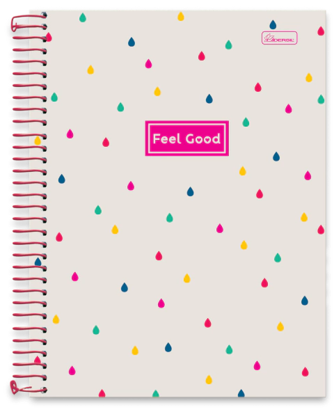 Caderno 10 matérias cadersil feel good