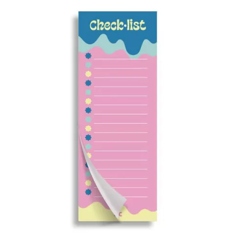 Bloco de anotações dac hello check list