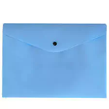 Pasta botão dello a4 serena azul pastel