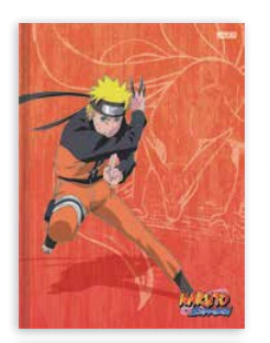 Caderno sd brochura naruto 80fls - comprar online