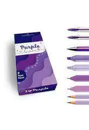 Kit faber castell purple lover c/9 peças
