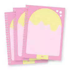 Refil dac para caderno smart colegial pautado hello c/48 folhas