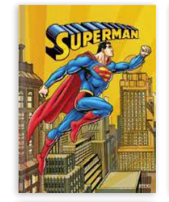 Caderno sd brochura superman 80fls