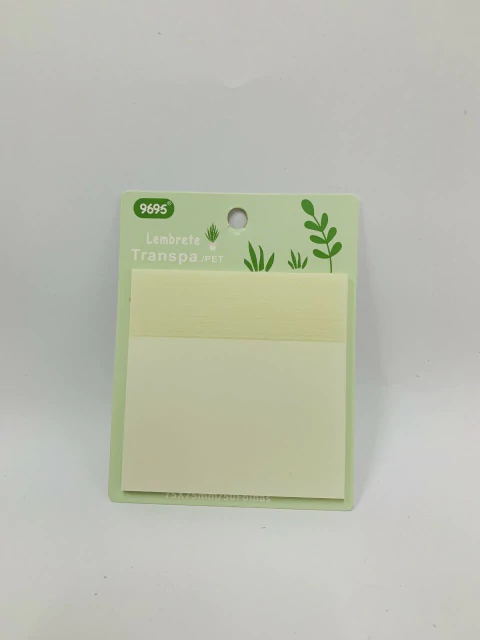 Post it transparente judi 75x75mm c/50 folhas
