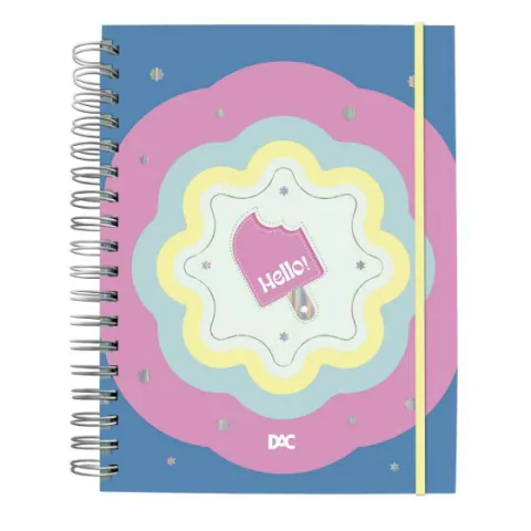 Caderno dac smart hello 10 matérias c/80 folhas