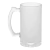 Caneca de Chopp de Vidro Jateada para Sublimação - 470ml (16oz)