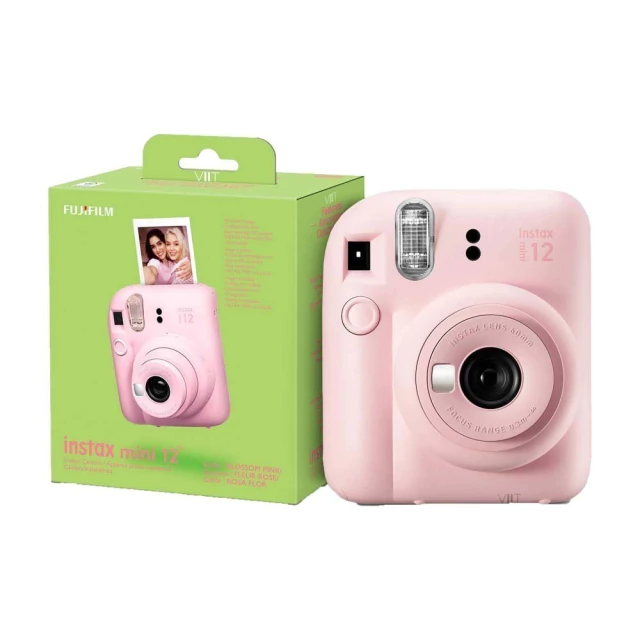 Câmera Instantânea Fujifilm Instax Mini 12 Rosa Claro | TudoPraFoto