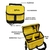 Bolsa Profissional p/ Equipamento fotográfico Cosmus Amarela