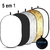 Refletor / Difusor de Luz Oval dobrável 5 em 1 para fotografias - TUDOPRAFOTO | Equipamentos fotográficos