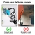 Suporte para Smartphone flexível, grampo para fixação em cama doméstica e mesa.