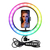 Ring Light LED RGB Iluminador 26cm com Suporte para Celular - RL-10" RGB