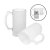 Caneca de Chopp de Vidro Jateada para Sublimação - 470ml (16oz)