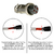 Conector para sensores com identificação dos pinos 1 a 4 e descrição dos fios conectados.