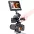 Imagem do Alça de Alumínio com Sapata Fria 1/4'' e 3/8'' para Câmeras DSLR, Monitor, Mi