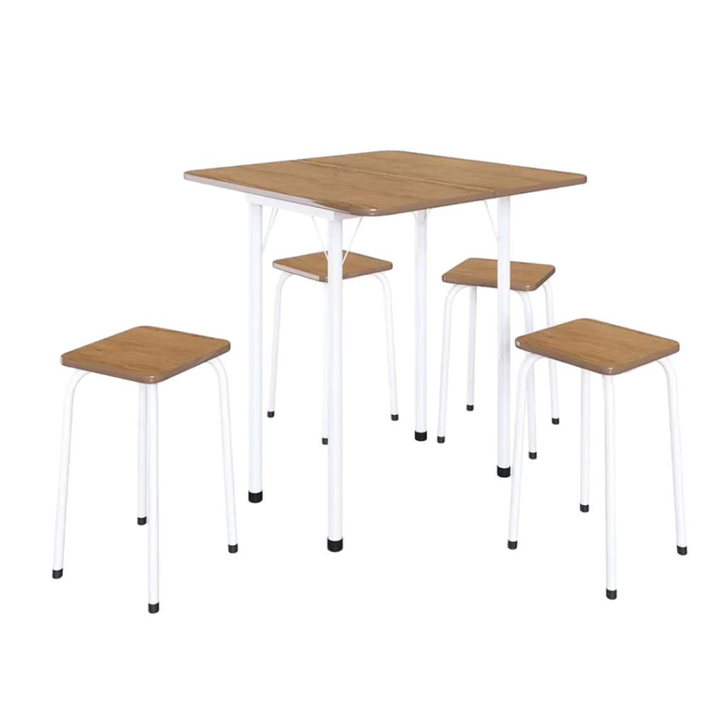 Mini Mesa Dobravel com 4 Banquetas - Bonavita