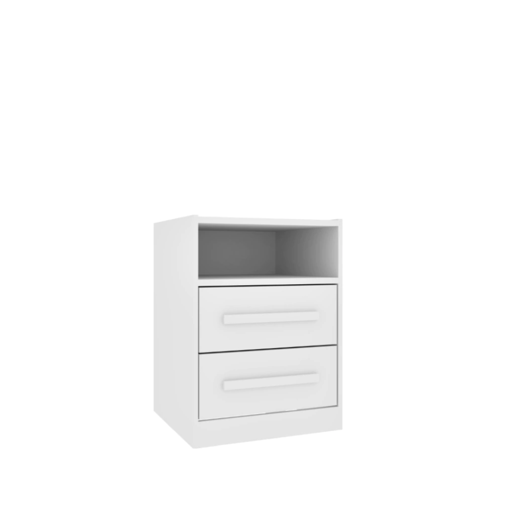 Mesa de Cabeceira Barcelona com 2 Gavetas - Tcil