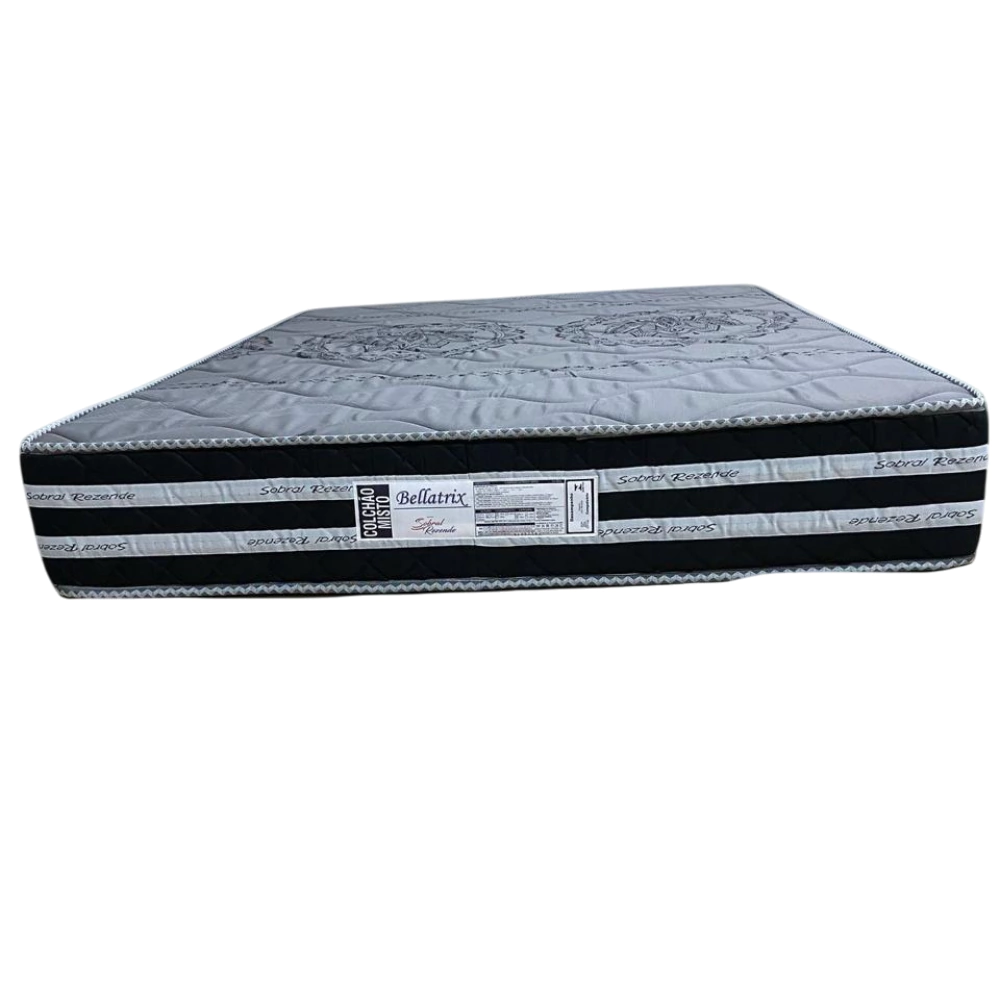 Colchão Casal Bellatrix D45 Bordado 1cm 138x188x24 - Sobral Rezende