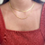 Colar Duplinha Ohana Folheado Dourado CR13