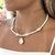 Choker Maresias Miçangas Verde Água CK194 - comprar online
