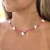 Choker Maresias Miçangas Pink CK197 - comprar online
