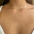 Choker Lana Folheado Dourado CK175