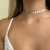 Choker Estrela Folheado Prata CK176