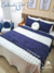 Coordenado King Petit Poá Azul 08 peças