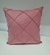 Capa de almofada Drapeada 45x45cm 01 peça - Rosê