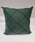 Capa de almofada Drapeada 45x45cm 01 peça - Verde