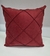 Capa de almofada Drapeada 45x45cm 01 peça - Marsala