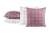 Kit 4 Capas de Almofadas Petit Poá Rosê- 4 peças