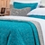Cobre leito Italian Casal/Queen 400 fios Azul - 03 peças na internet