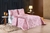Cobre Leito Acetinado Shine Queen 3 pçs Rosê