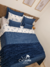 Kit Coordenado King Lily Azul - 12 peças - Catarina Enxovais