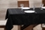 Toalha de Mesa 6 lugares Preta na internet