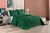 Cobre Leito Ravena Casal 3 peças Verde Esmeralda - comprar online