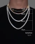 CONJUNTO GRUMMET 2MM CORRENTE E PULSEIRA - FECHO ESPECIAL EM PRATA 925 MACIÇO na internet