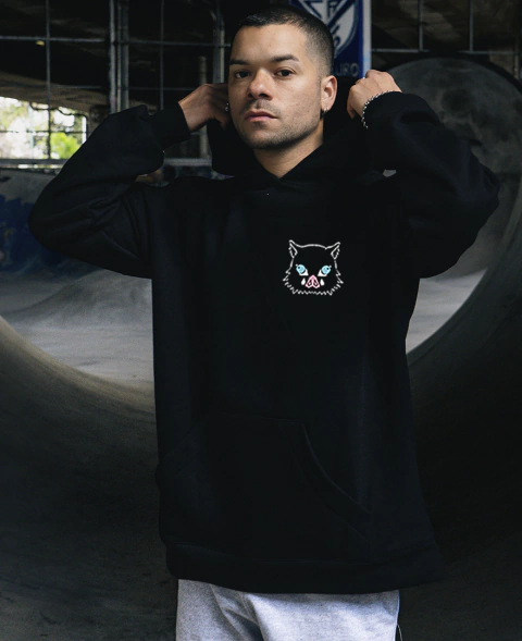 Buzo Oversize Inosuke Demon Slayer [BORDADO] - comprar online