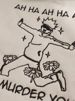 Imagen de Remera Oversize Satoru Gojo V2 Jujutsu Kaisen [BORDADO]