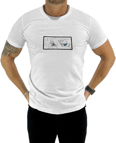 Remera Básica Satoru Gojo Jujutsu Kaisen [BORDADO]