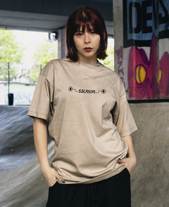 Remera Oversize Salmon Inumaki Jujutsu Kaisen [BORDADO] - Murasaki Clothing