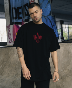 Remera Oversize Dedo Sukuna Jujutsu Kaisen [BORDADO] en internet